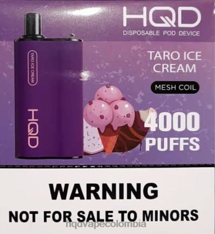 HQD Colombia - HQD BOX 4000 bocanadas helado de taro 4284271