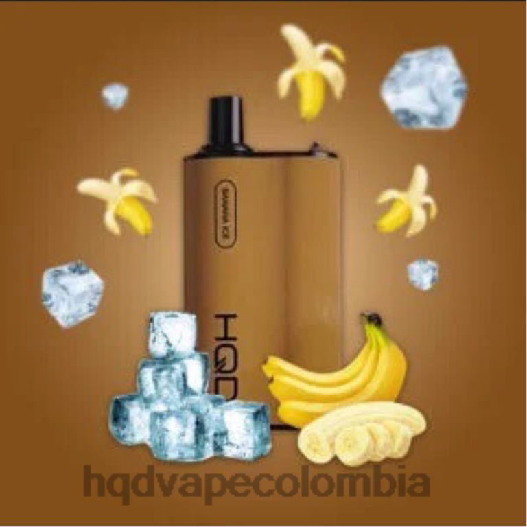 HQD Colombia - HQD BOX 4000 bocanadas hielo de plátano 4284281
