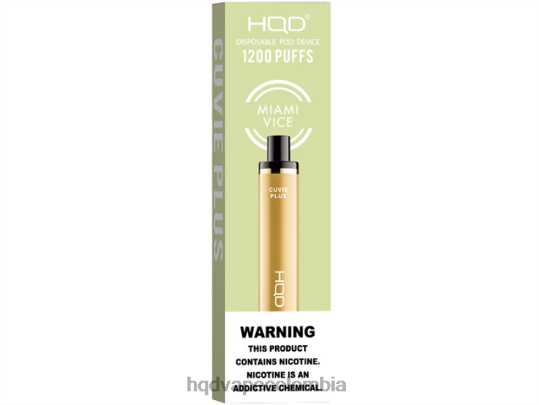 Best HQD Flavors - HQD CUVIE PLUS vaporizador desechable Miami Vice 42842220