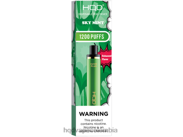 Best HQD Flavors - HQD CUVIE PLUS vaporizador desechable cielo menta 42842250