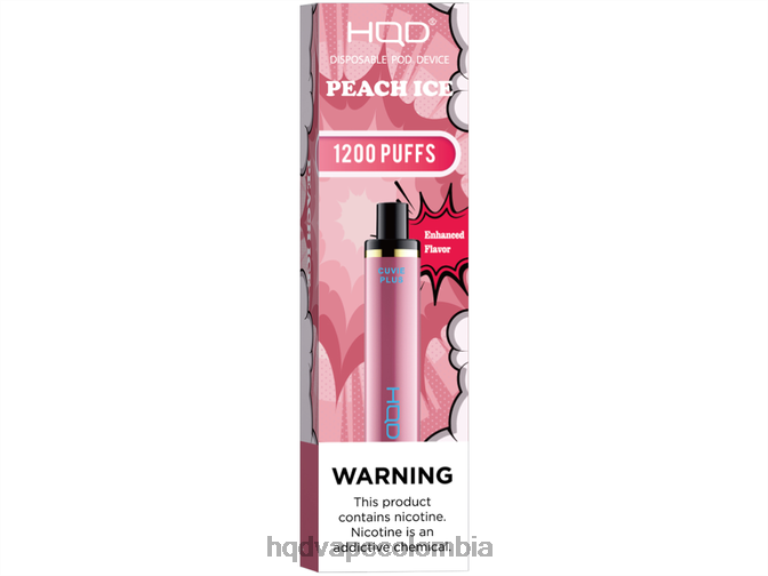 Best HQD Flavors - HQD CUVIE PLUS vaporizador desechable hielo de durazno 42842230