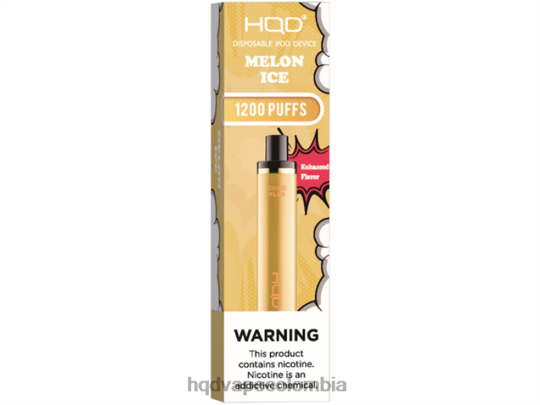 HQD Sabores - HQD CUVIE PLUS vaporizador desechable hielo de melón 42842219