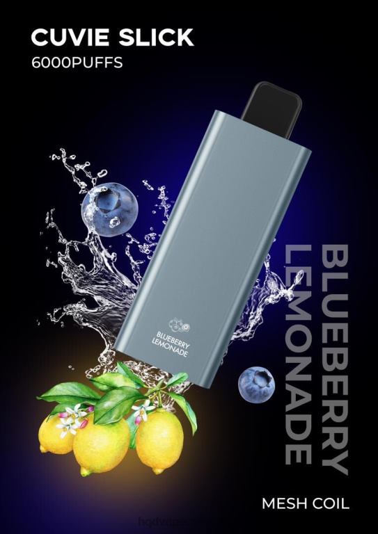 HQD Vape Buy Online - HQD CUVIE SLICK 6000 bocanadas limonada de arándanos resbaladiza 4284238
