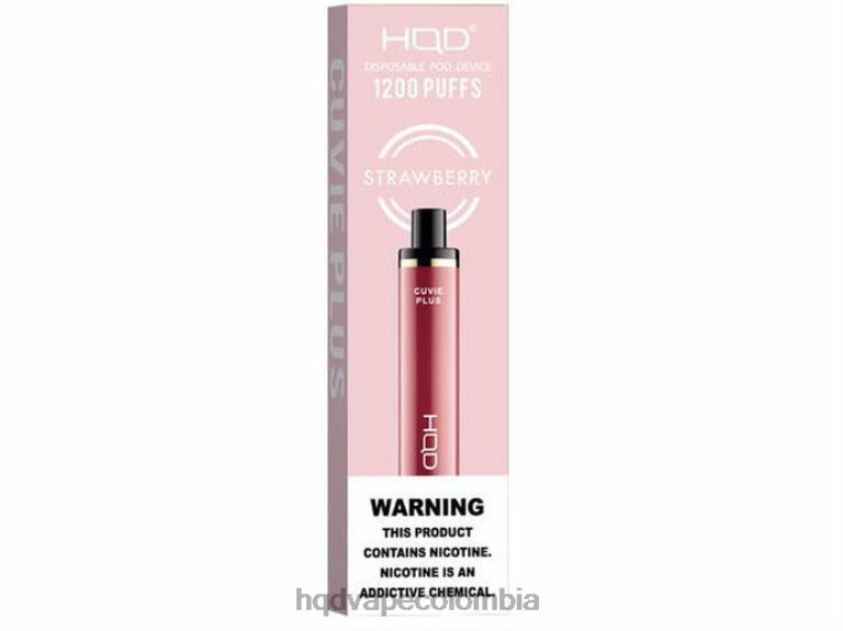 HQD Vape Colombia - HQD CUVIE PLUS vaporizador desechable fresa 42842252