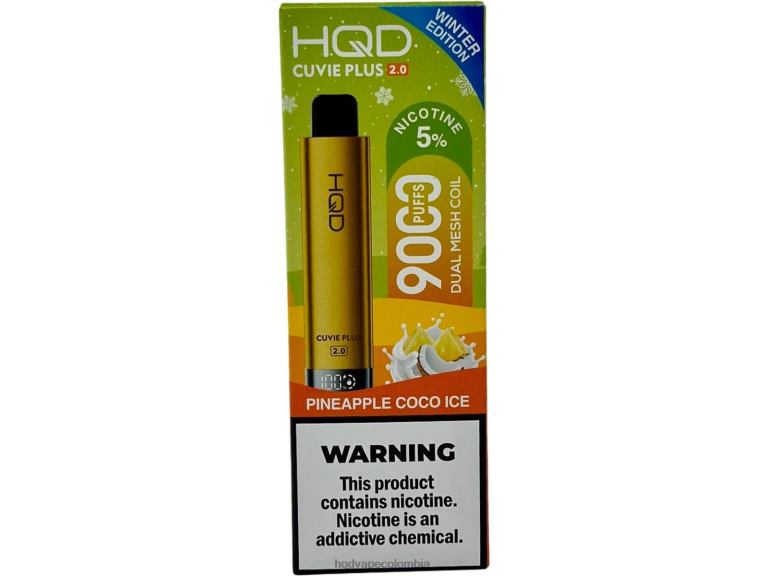 HQD Vape Precio - HQD CUVIE PLUS 2.0 (edición de invierno) hielo de piña y coco 42842233