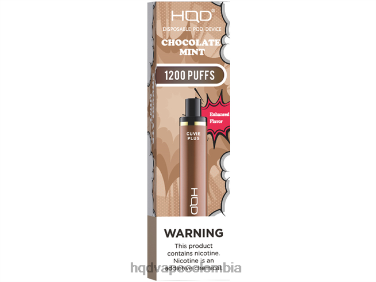HQD Vape Precio - HQD CUVIE PLUS vaporizador desechable chocolate con menta 42842153