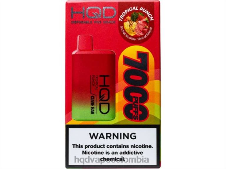 HQD Vape Shop - HQD CUVIE BAR desechable ponche tropical 42842267