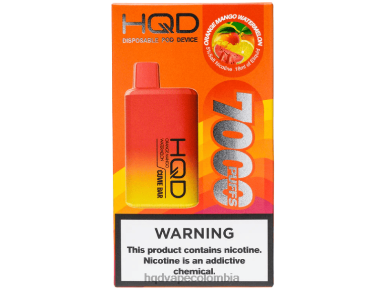 HQD Vape Shop - HQD CUVIE BAR desechable sandia mango naranja 42842227