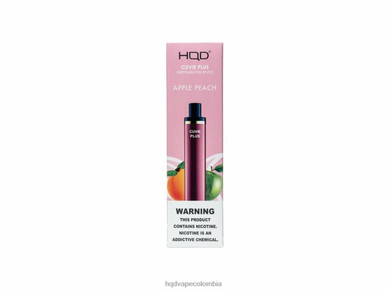 HQD Vape Shop - HQD CUVIE PLUS vaporizador desechable durazno manzana 42842127