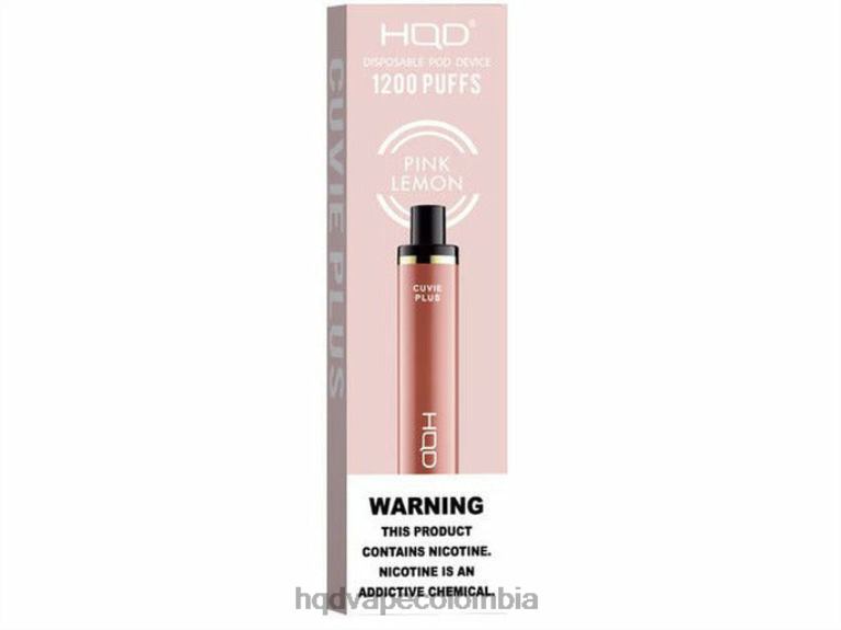 HQD Vape Shop - HQD CUVIE PLUS vaporizador desechable limon rosa 42842237