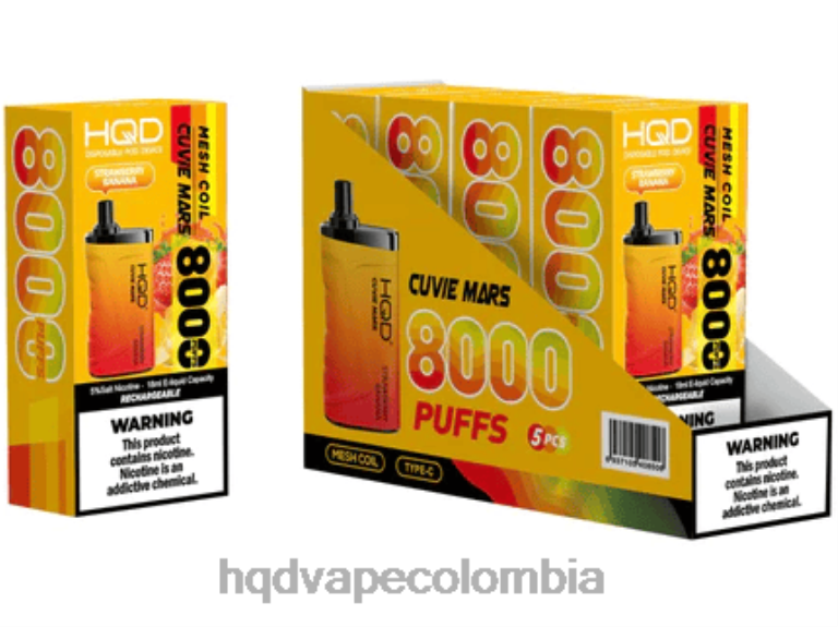 HQD Vape Store - HQD CUVIE MARS desechable Fresa plátano 42842255