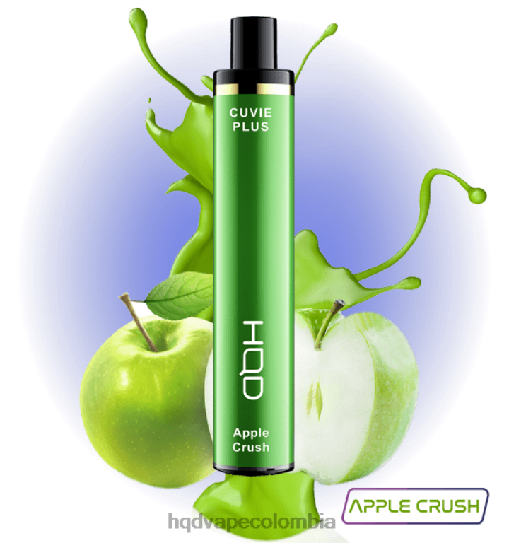 HQD Vape Store - HQD CUVIE PLUS 1200 bocanadas aplastamiento de manzana 42842125