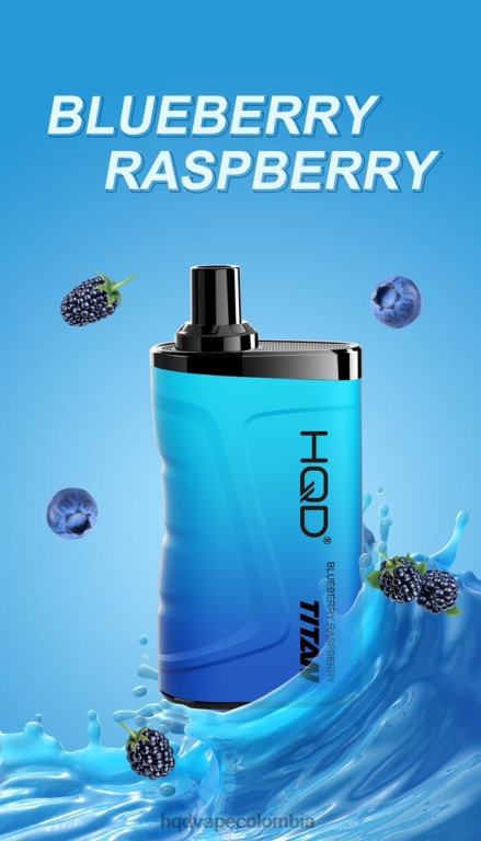 Best HQD Flavors - HQD TITAN 7000 bocanadas frambuesa arándano 4284210