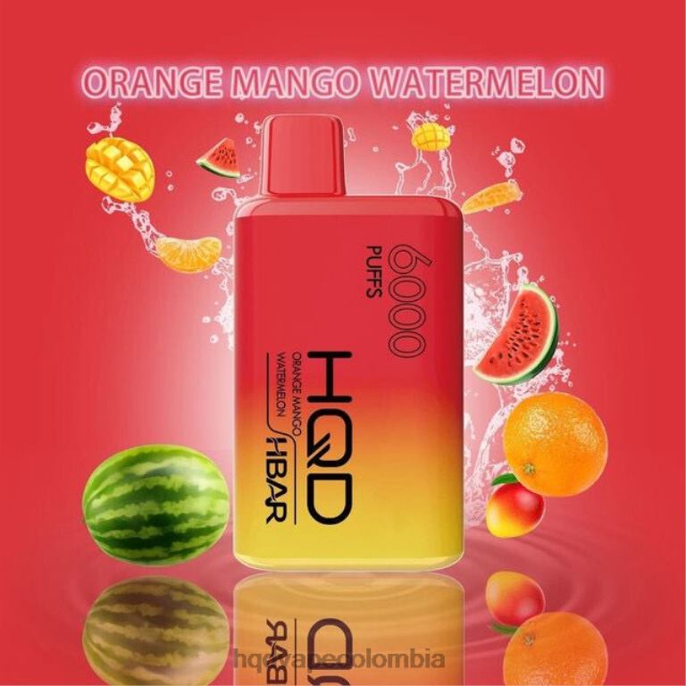 sandia mango naranja