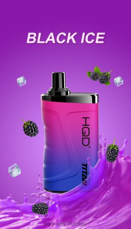 HQD Bogota - HQD TITAN 7000 bocanadas hielo negro 4284214