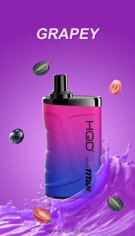 HQD Vape Store - HQD TITAN 7000 bocanadas uva 4284215